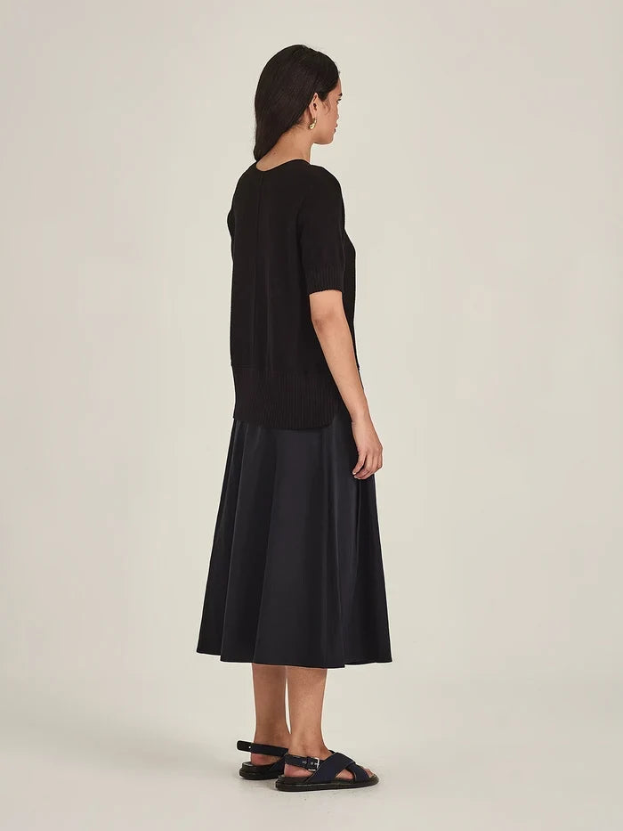 Sills Salma Knit Tee - Black Hyde Boutique