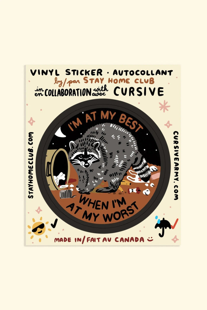 STAY HOME CLUB Autocollant - At My Best
