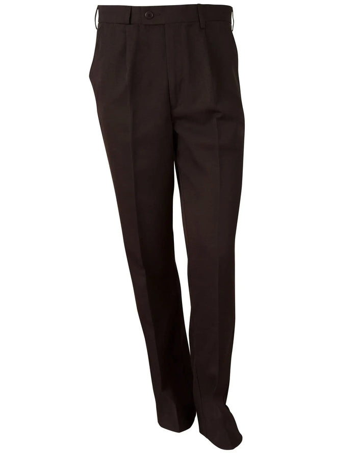 (Stout) Permanent Press Pants WP01S Work Wear Australian Industrial Wear Black 92S