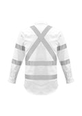 SYZMIK Men’s Bio-Motion X Back Shirt ZW621 Work Wear Syzmik White XXS