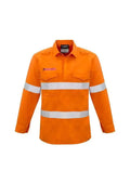 SYZMIK Men’s Closed Front Hoop Taped Shirt ZW134 Metro Workwear.