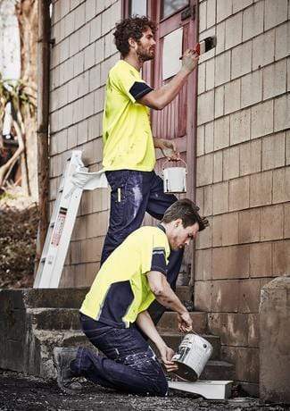 SYZMIK Men’s Hi Vis Squad S/S Polo ZH237 Metro Workwear.