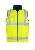 SYZMIK Men’s Hi Vis Waterproof Lightweight Vest ZV358 Work Wear Syzmik Yellow S