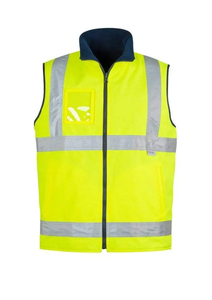 SYZMIK Men’s Hi Vis Waterproof Lightweight Vest ZV358 Work Wear Syzmik Yellow S