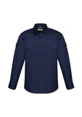 SYZMIK Men’s Rugged Cooling Men’s L/S Shirt ZW400 Work Wear Syzmik Navy 7XL