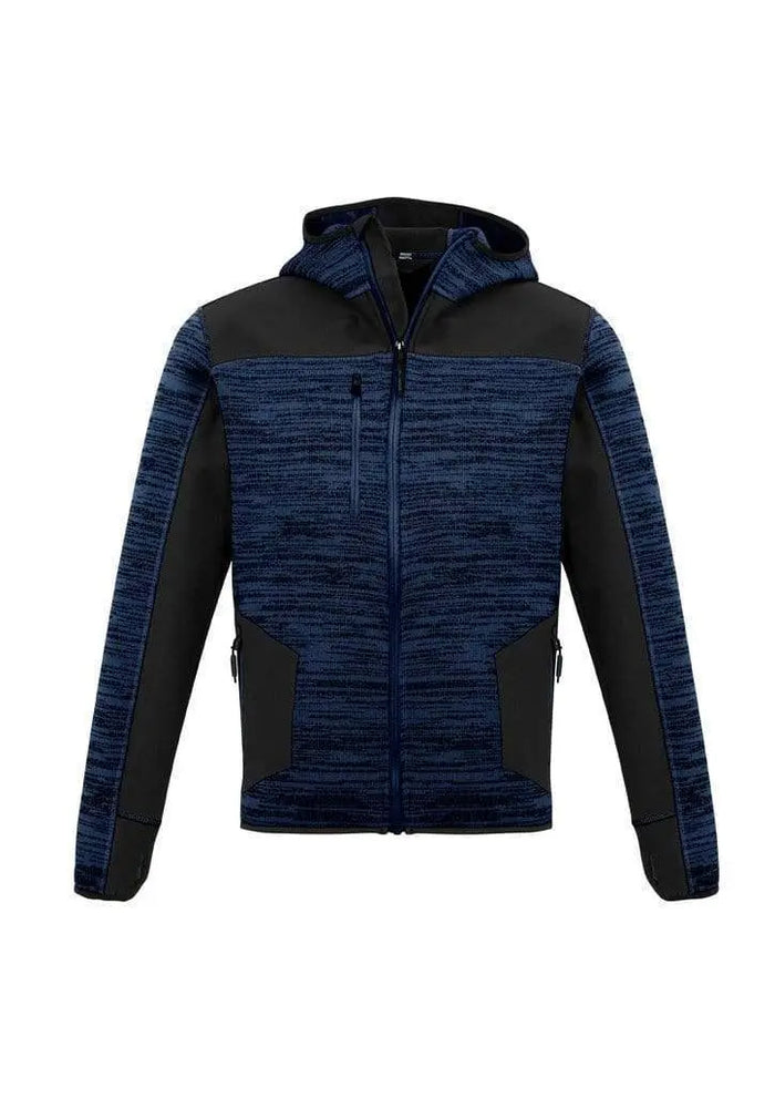 SYZMIK Unisex Streetworx Reinforced Knit Hoodie ZT360 Work Wear Syzmik Navy/Black XXS