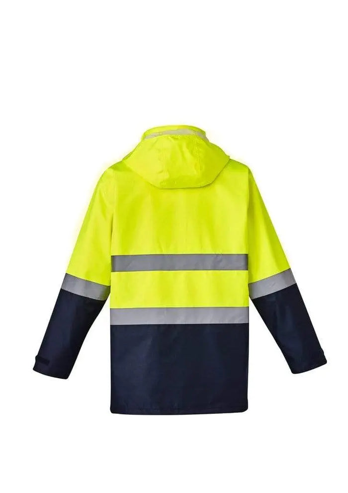 Syzmik Workwear Mens Hi Vis Basic 4 in 1 Waterproof Jacket ZJ220  flash uniforms