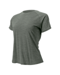 The Cozy Del Merino T-Shirt - Women's in Agave, front view