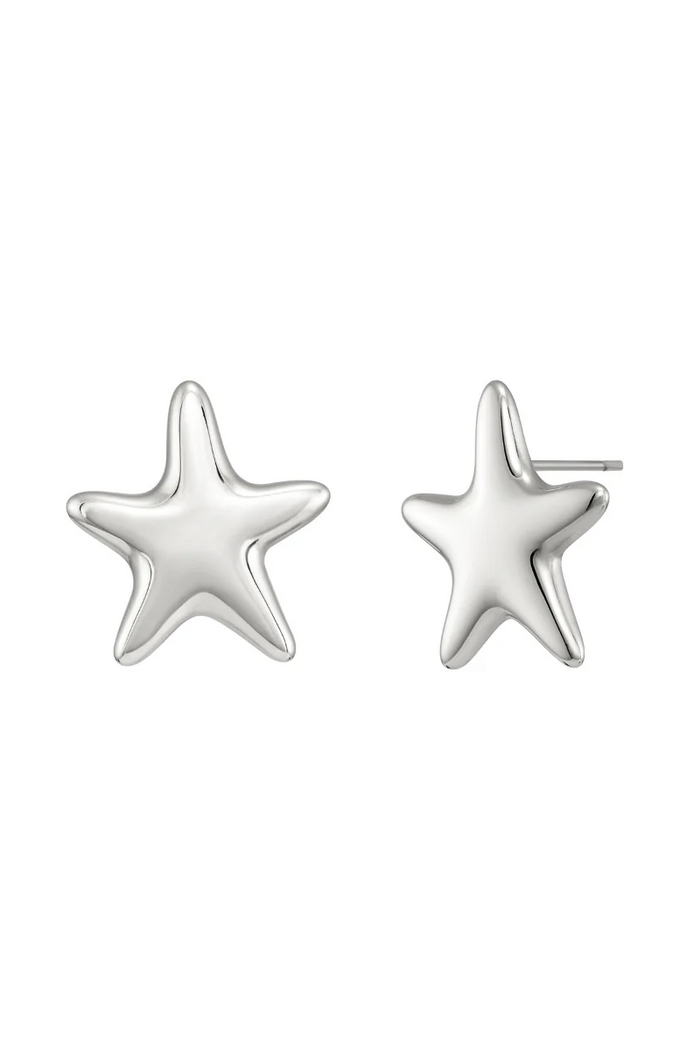 TWENTY COMPASS Boucles d'Oreilles Étoile - Argent