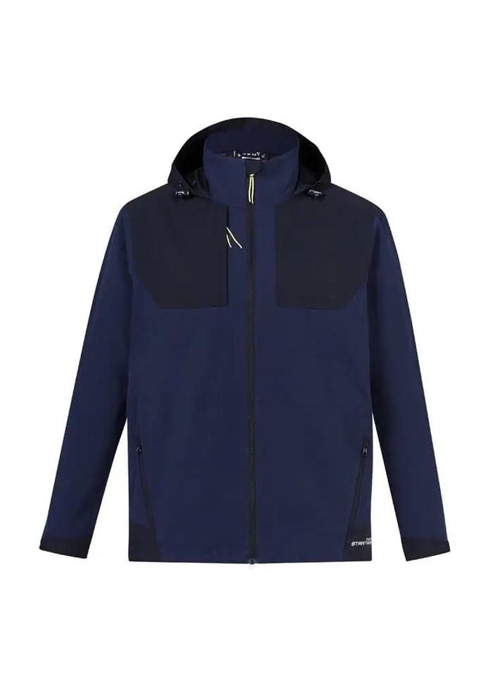 Unisex Streetworx Stretch Waterproof Jacket ZJ310 Work Wear Syzmik Navy/Dark Navy XS