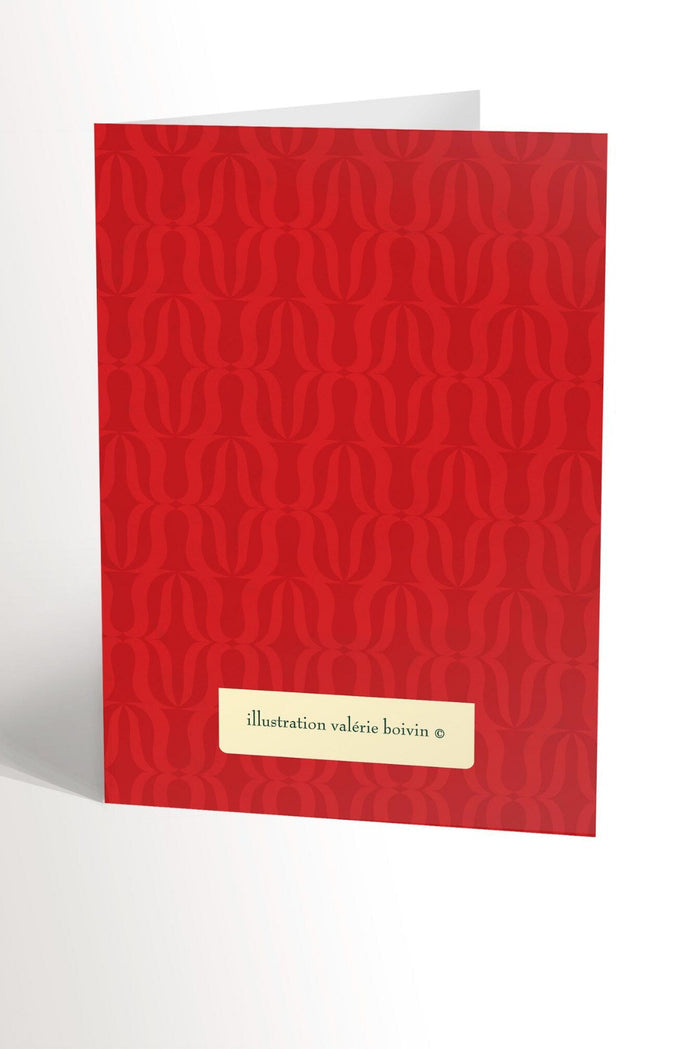 VALERIE BOIVIN Carte de Souhait - Trois Foulard
