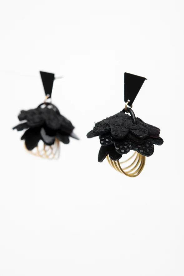 VEINAGE Boucles d'Oreilles Fleur des Neiges