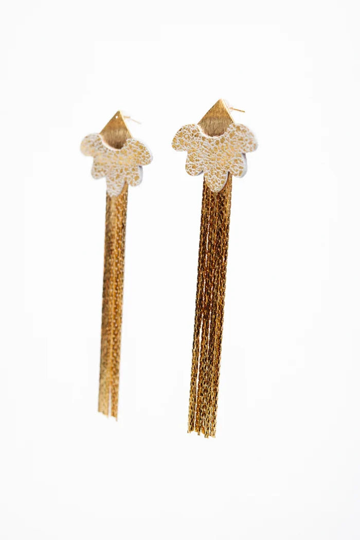 VEINAGE Boucles d'Oreilles Praline