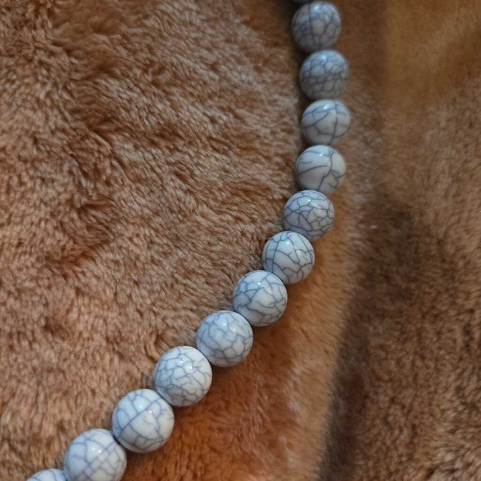 Vintage Beaded Necklace with Tassel pendant