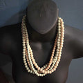 Vintage Muli-Strand Beaded Necklace
