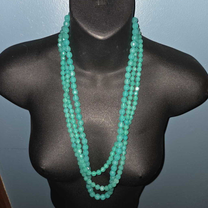 Vintage Multi-Strand Turquoise Bead Necklace