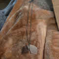 Vintage Style Pendant Necklace with Glitter and filigree Charms