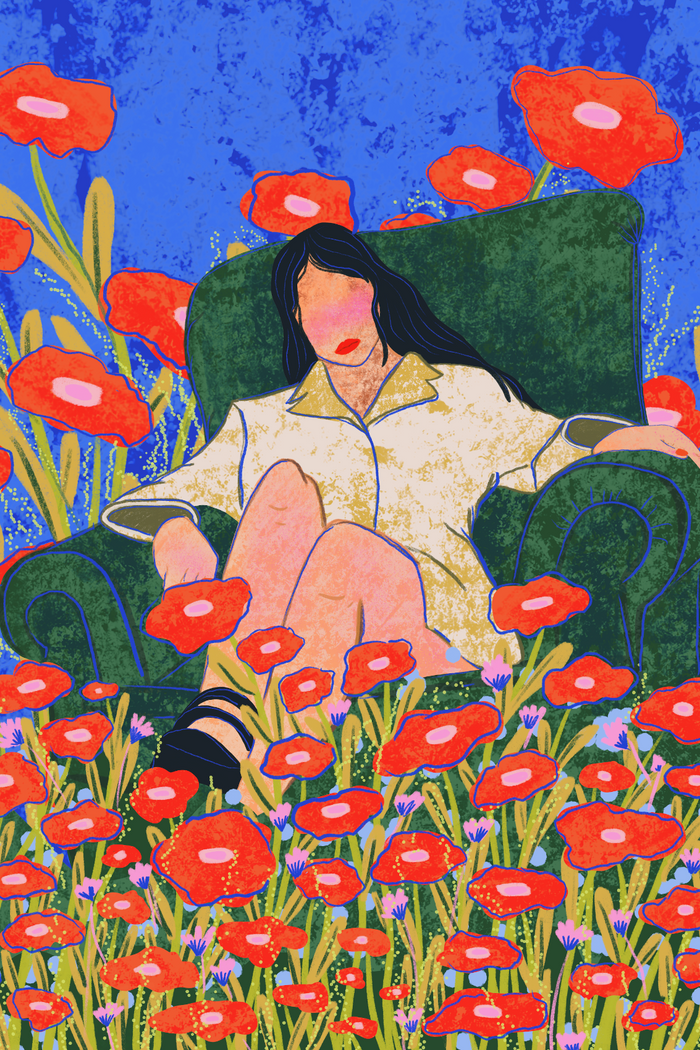 VIVIAN SOFIA Affiche Poppy Meadow