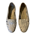 White Leather Classic Huaraches circa 1980s sz 6