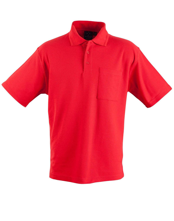 Winning Spirit Unisex Pocket Polo Shirt PS41 Metro Workwear.