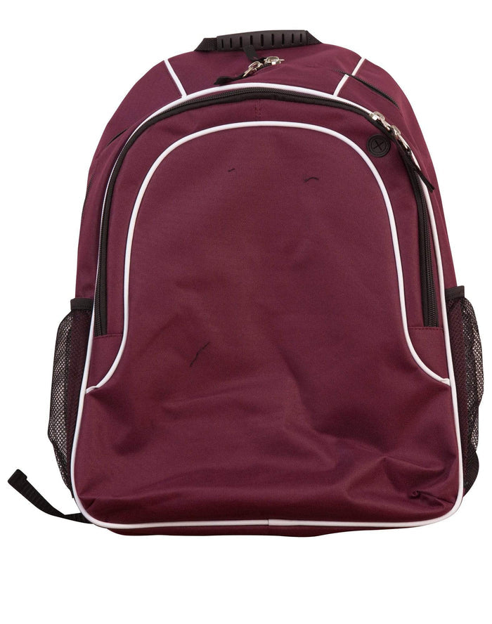 Maroon/White/Maroon / "(w)35.5cm (h) 43cm (d)15.5cm Capacity: 23 Litres"