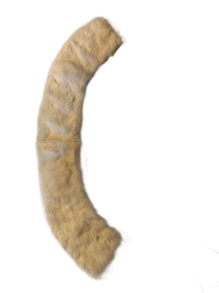 Winter White Genuine Mink Collar circa 1960s