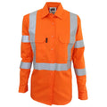 Ladies Hivis 3 Way Vented "X" Back & Bio-motion Taped Shirt - 3544 - City Workwear
