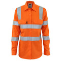 Ladies Hivis L/w Cotton Vic Rail Csr Shirt - 3742 - City Workwear