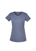 Womens Streetworx Tee Shirt ZH735 Work Wear Syzmik Petrol Blue XS